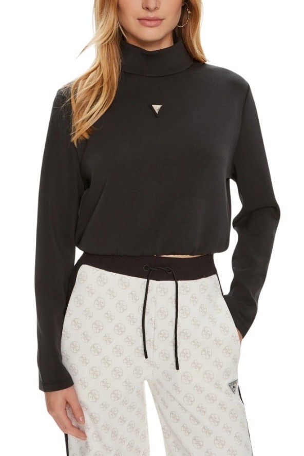 GUESS Czarna damska bluza Olympe, Rozmiar L