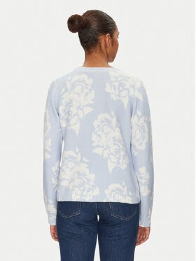 Morgan Sweter 251-MPETAL Błękitny Regular Fit