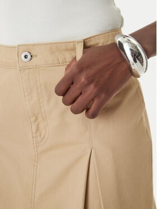 HUGO Spódnica jeansowa Rundale-2_B 50557342 Beżowy Regular Fit