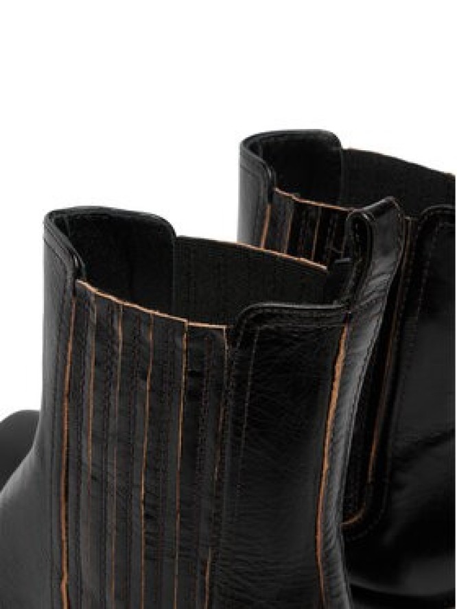 AGL Botki D775508PGAMAZZ0000 Czarny