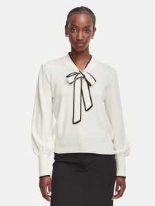 Luisa Spagnoli Sweter Maggiolone 100461 Kremowy Regular Fit