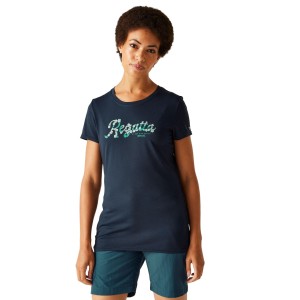 T-shirt Damski Kwiaty Rozciągliwa Fingal