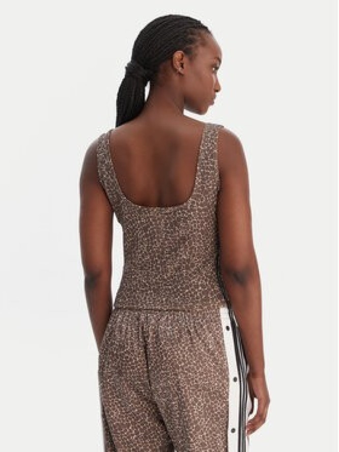 adidas Top KD8822 Beżowy Slim Fit