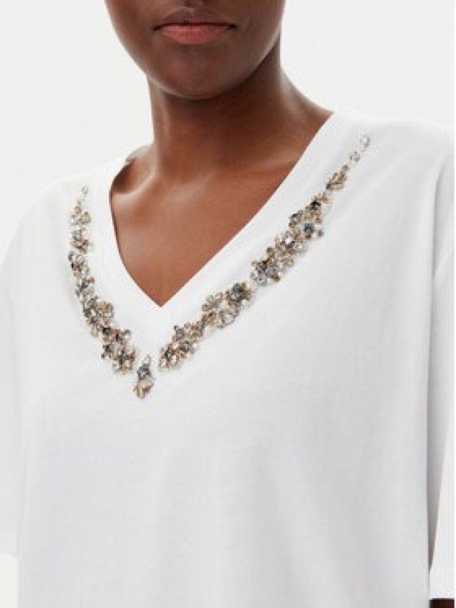 Liu Jo T-Shirt WA5146 JS923 Biały Regular Fit