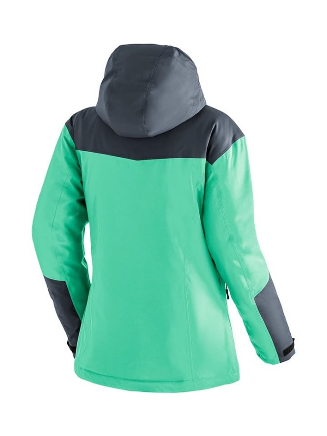 Maier Sports Kurtka narciarska "Ina" w kolorze zielono-czarnym rozmiar: 42