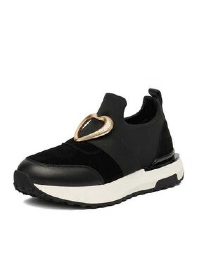 Eva Minge Sneakersy EO-HOLLY-022-1-A10 Czarny