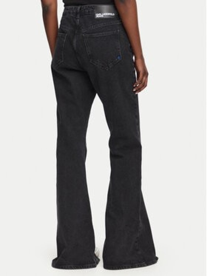 Karl Lagerfeld Jeans Jeansy B3W10063 Czarny Flare Fit