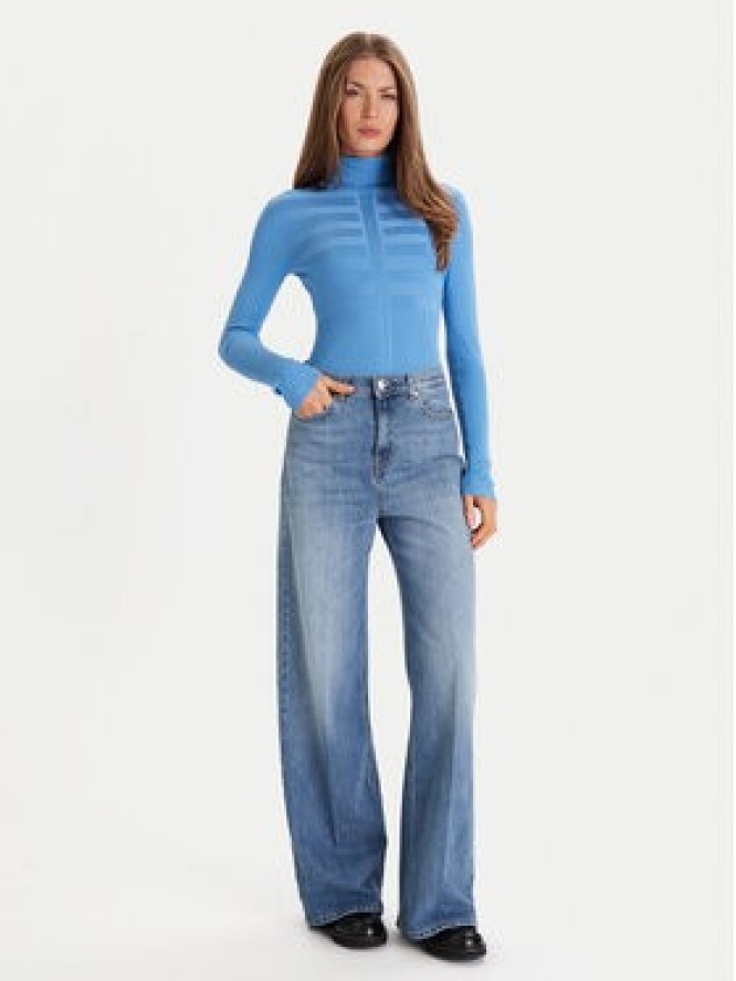 Morgan Golf 132-MENTOS.M Niebieski Slim Fit