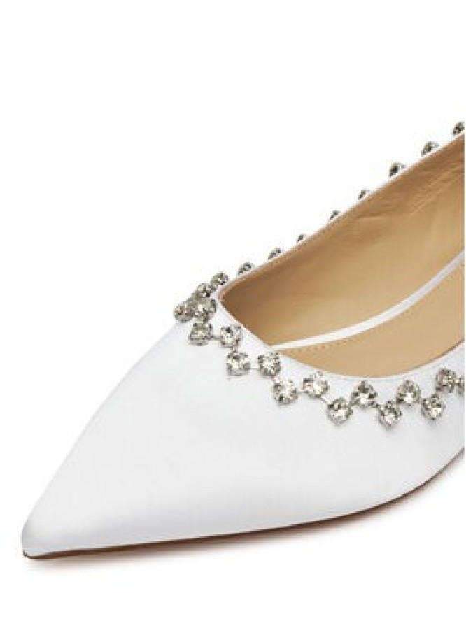 Eva Minge Baleriny MILA-V1166-28-1 Biały