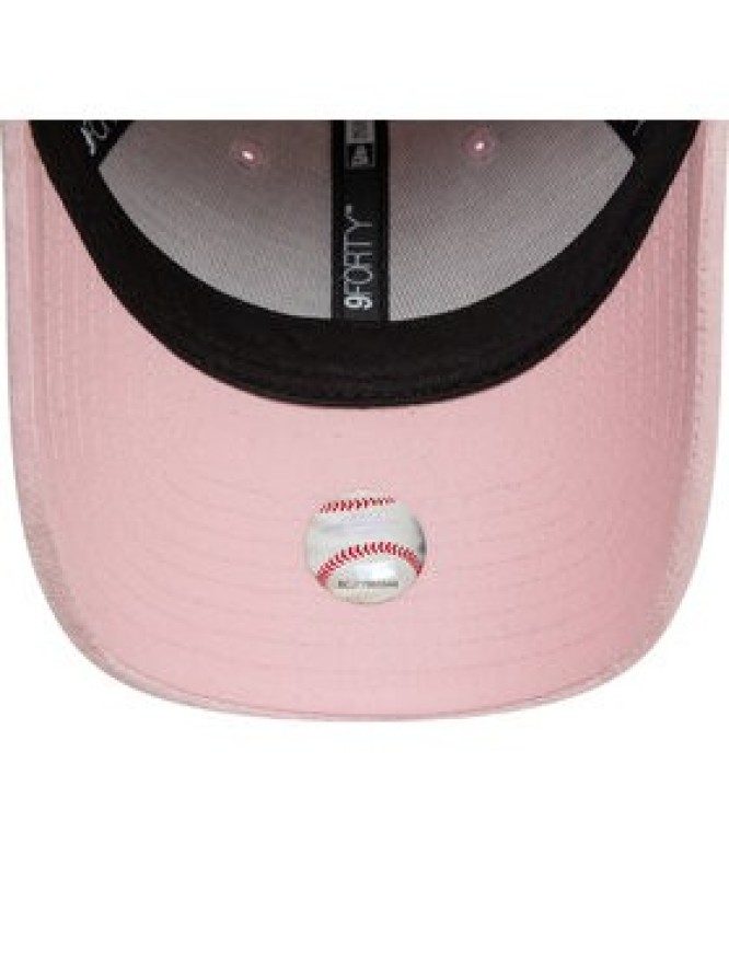 New Era Czapka z daszkiem New York Yankees Diamante Velour 9Forty 60595353 Różowy