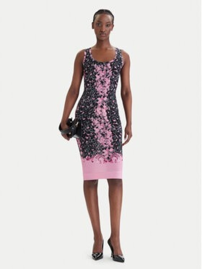 Versace Jeans Couture Sukienka codzienna 80HAO9P6 JS546 Różowy Slim Fit