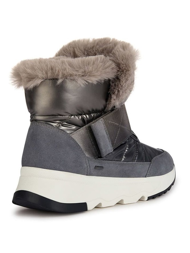 Geox Botki zimowe "Falena" w kolorze szarym rozmiar: 39