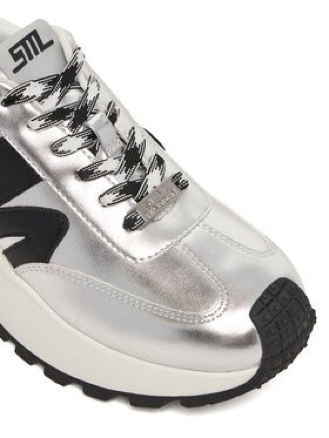 Steve Madden Sneakersy Supercampo SM11004808 Srebrny