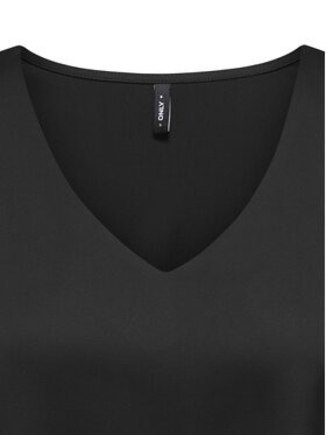 ONLY Bluzka Mika 15361191 Czarny Regular Fit
