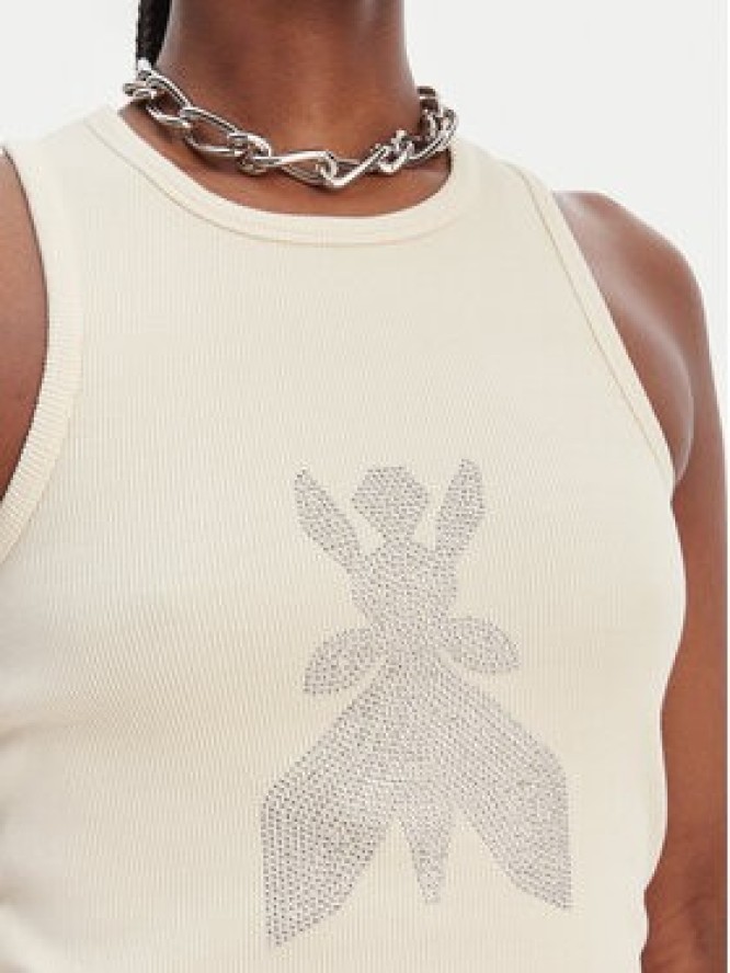 Patrizia Pepe Top 8M1768/J373-W413 Beżowy Slim Fit