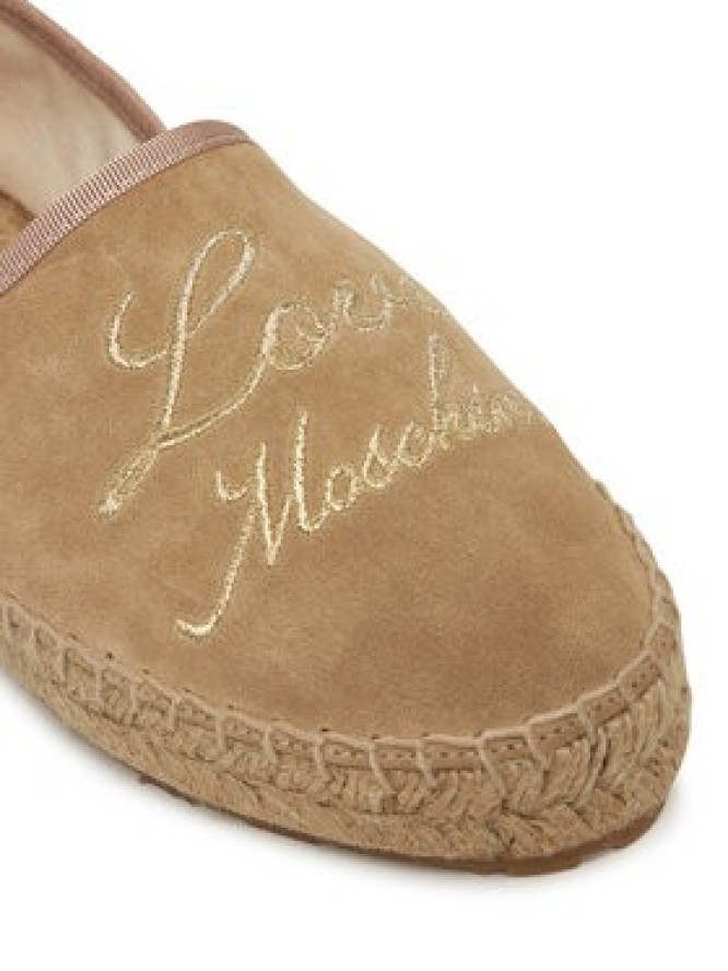 LOVE MOSCHINO Espadryle JA10272G0MIG0104 Beżowy