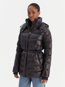 Tommy Hilfiger Kurtka puchowa Gloss WW0WW47355 Czarny Regular Fit