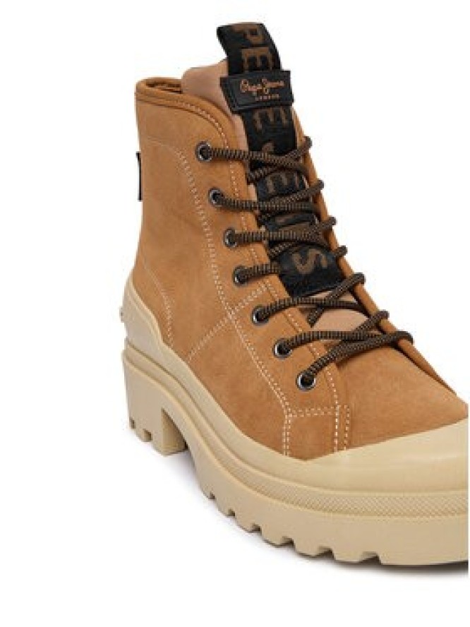 Pepe Jeans Trapery Hale Basic W PLS500006 Brązowy