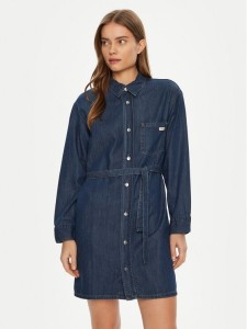 Calvin Klein Jeans Sukienka jeansowa J20J225008 Granatowy Regular Fit
