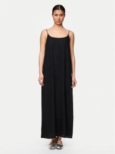 Pieces Sukienka letnia Pia 17151884 Czarny Loose Fit
