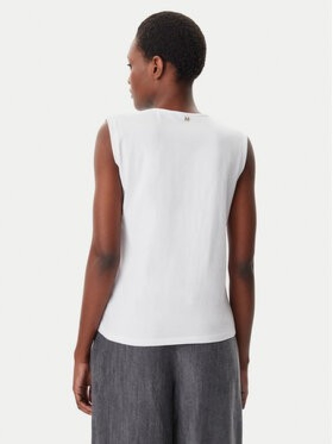 Lola Casademunt by Maite Top MS2515019 Biały Regular Fit