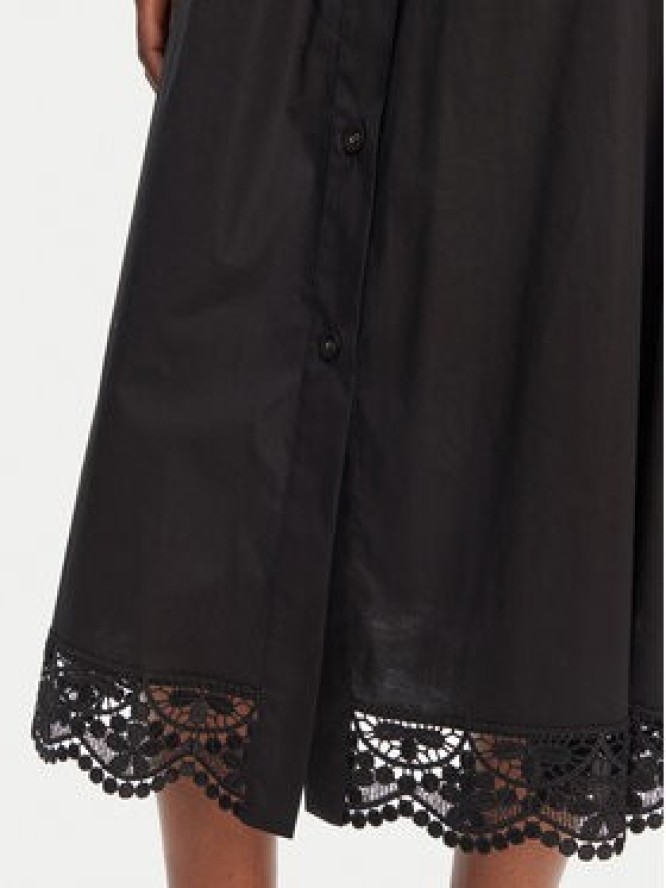 TWINSET Spódnica trapezowa 251TT2095 Czarny Regular Fit