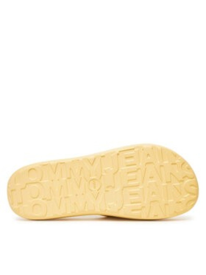 Tommy Jeans Klapki Tjw Chunky Pool Slide Ess EN0EN02879 Żółty
