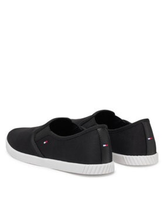 Tommy Hilfiger Tenisówki Canvas Slip-On Sneaker FW0FW08640 Czarny