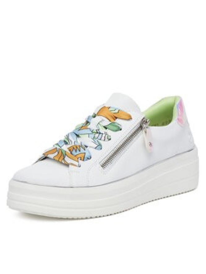 Remonte Sneakersy D1C06-80 Biały