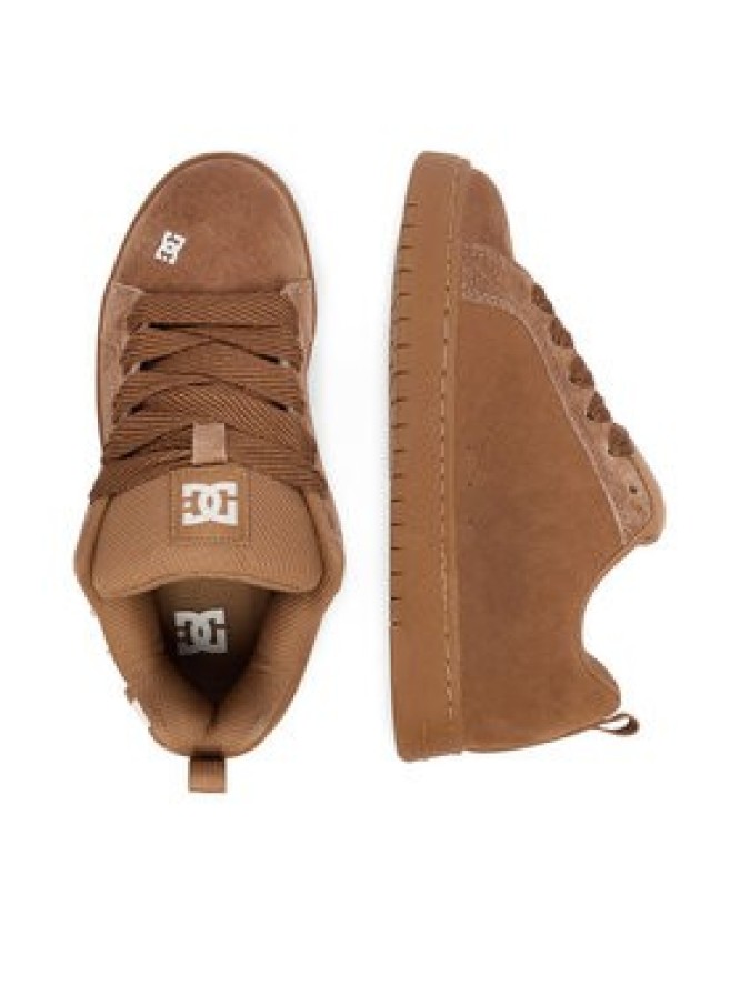 DC Shoes Sneakersy CEOWB-V5-10118 Brązowy jasny