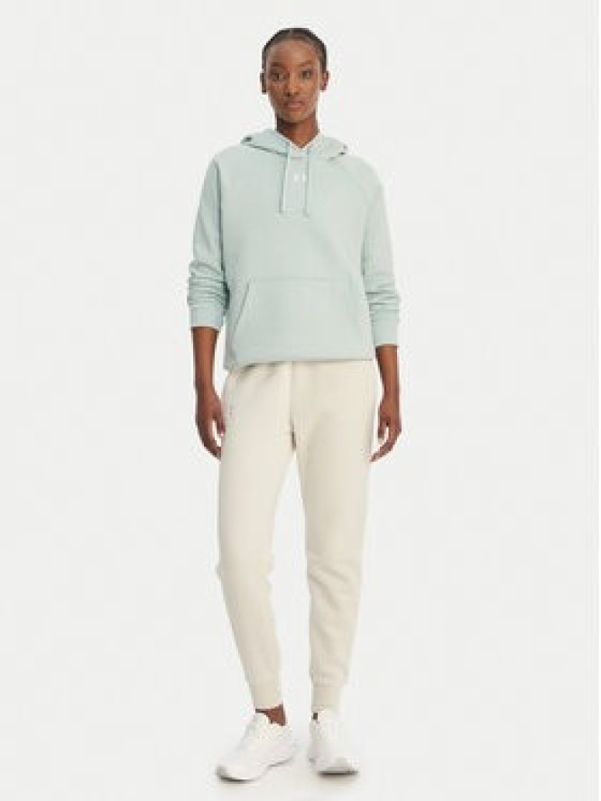 Under Armour Bluza Ua Rival 1379500 Zielony Loose Fit