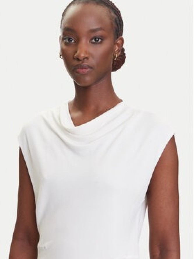 BOSS Bluzka Elamma 50541896 Biały Slim Fit