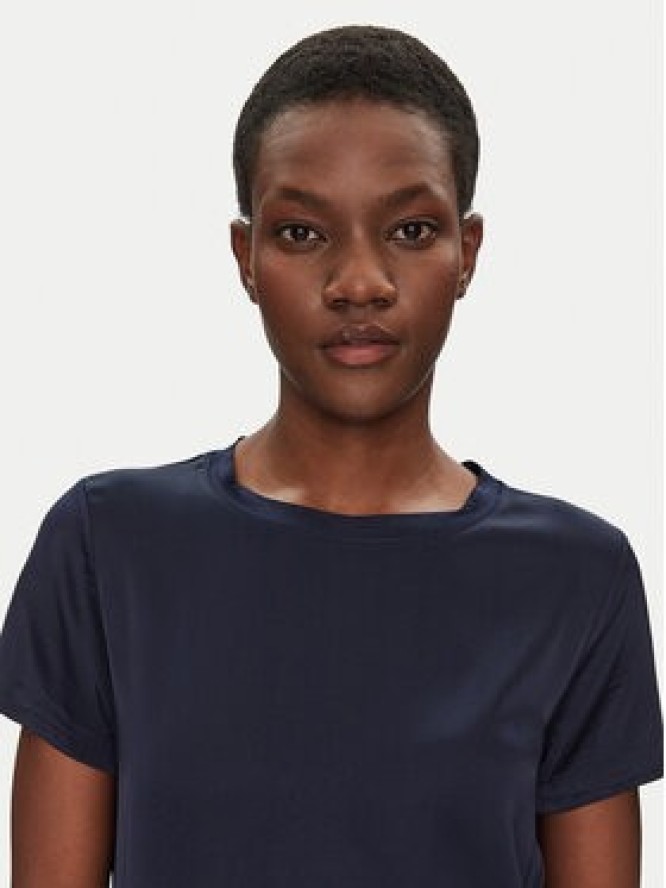 ViCOLO Bluzka TD0007 Granatowy Relaxed Fit