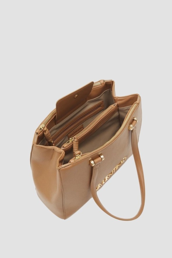 VALENTINO Brązowa shopperka Caprice Shopping