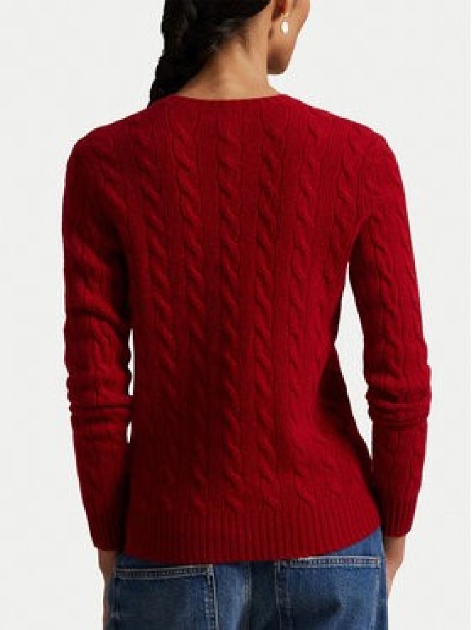 Polo Ralph Lauren Sweter 211971865013 Czerwony Slim Fit