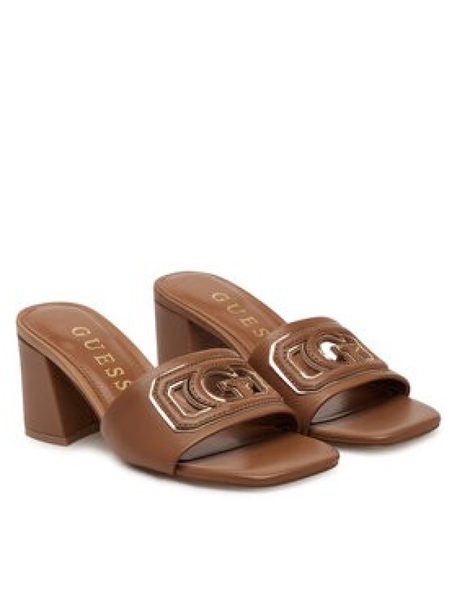 Guess Klapki FLJGAS LEA03 Brązowy