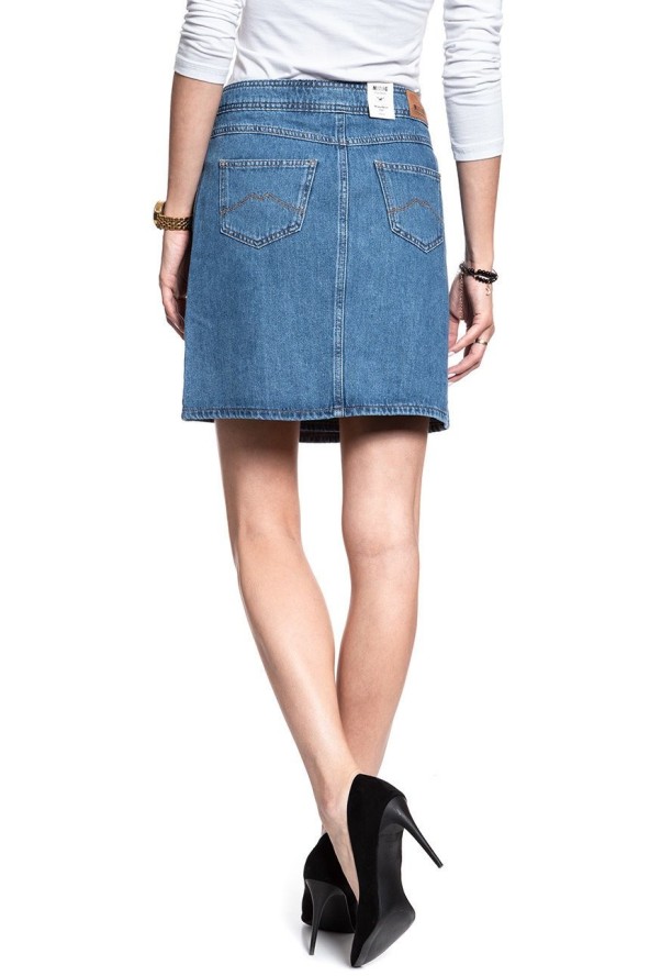 SPÓDNICA JEANSOWA MUSTANG Wrap Skirt 1007016 5000 680