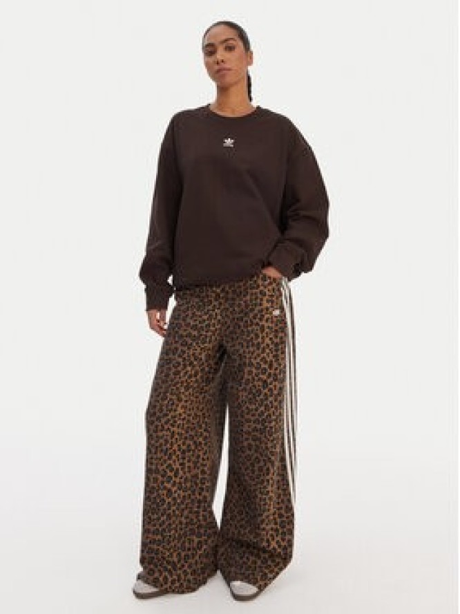 adidas Bluza Essentials KD9120 Brązowy Oversize