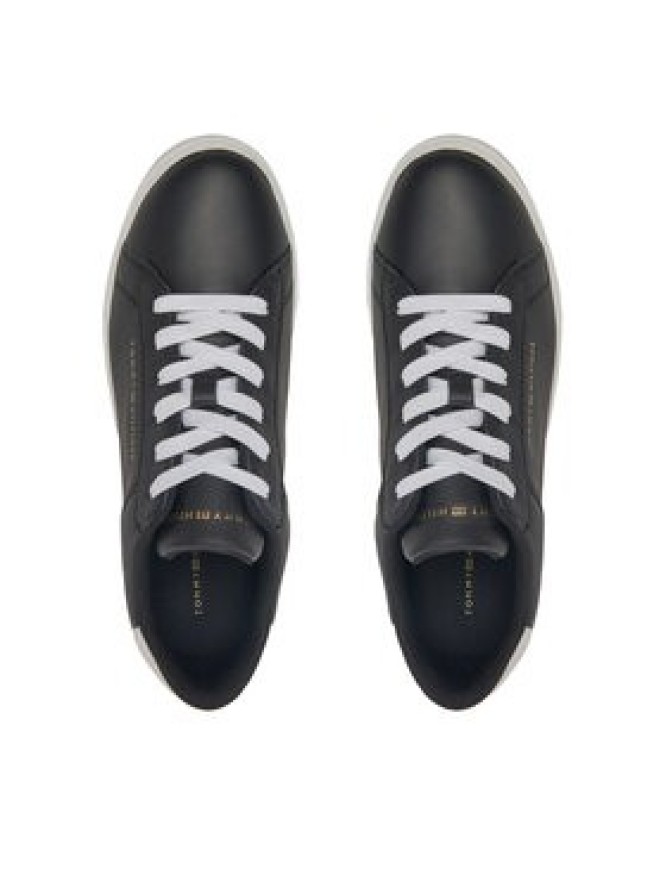 Tommy Hilfiger Sneakersy Essential Court Sneaker FW0FW08320 Czarny