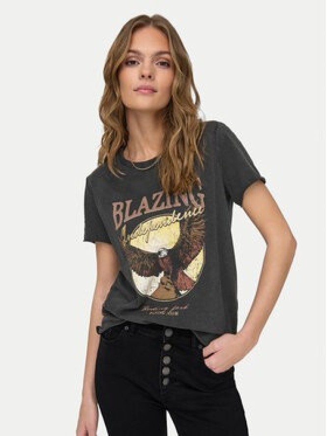 ONLY T-Shirt Lucy 15215721 Czarny Regular Fit