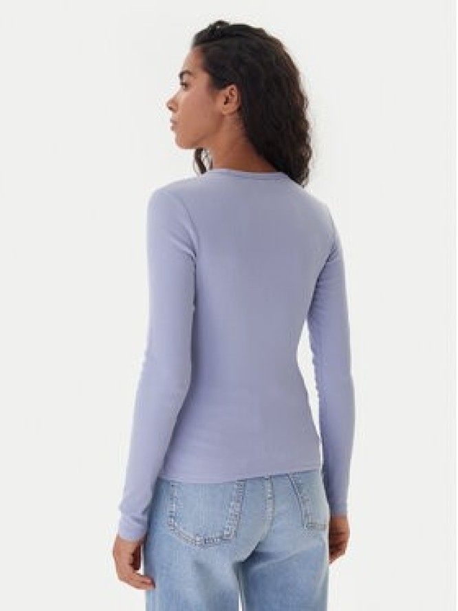 Tommy Jeans Bluzka DW0DW20178 Niebieski Slim Fit