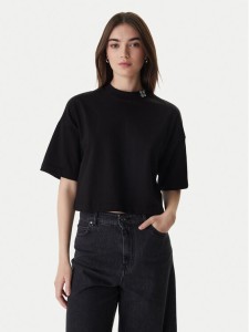 HUGO T-Shirt Damelody 50561189 Czarny Regular Fit