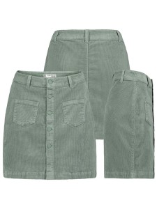 Eight2Nine Spódnica sztruksowa w kolorze zielonym rozmiar: M