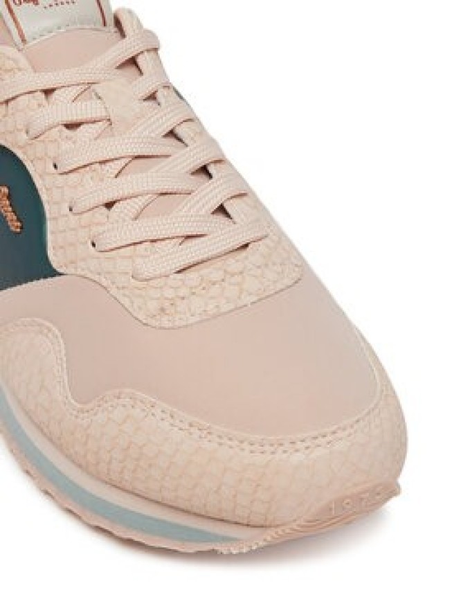 Pepe Jeans Sneakersy London Mix PLS40044 Różowy