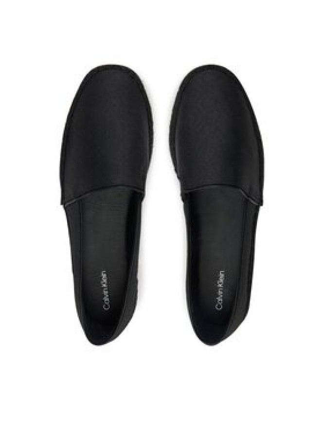 Calvin Klein Espadryle Flat Espadrille - Jacq HW0HW02467 Czarny