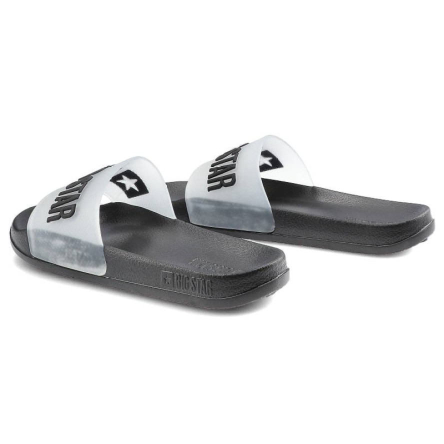 Czarne Klapki Big Star Modne Damskie Buty Na Lato