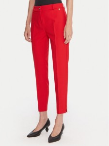 Maryley Spodnie materiałowe 25IB52Z/M17/43MA Czerwony Regular Fit