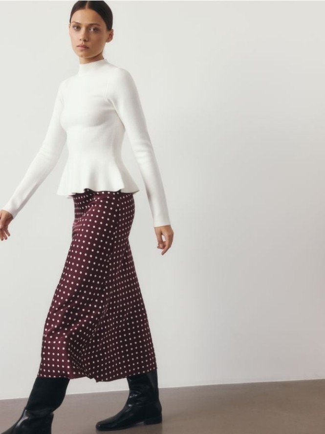 Spódnica midi - wielobarwny