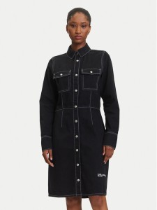 Karl Lagerfeld Jeans Sukienka jeansowa A3W13015 Granatowy Regular Fit