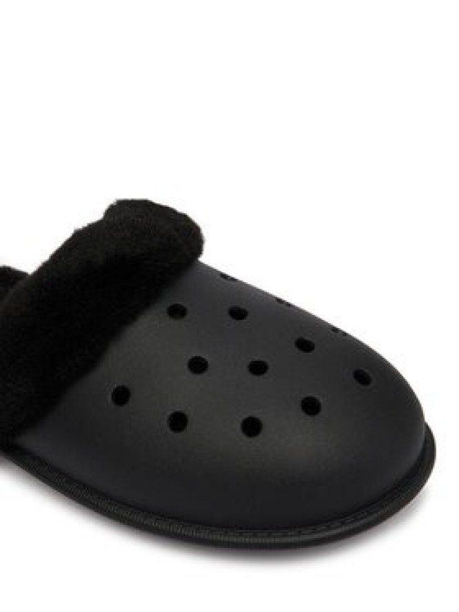 Crocs Kapcie Classic Fuzz Scuff 212143 Czarny